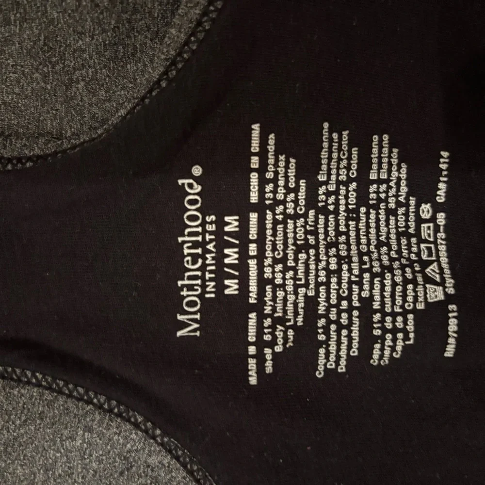 Motherhood Nursing & Sleep Bras — Teal, Purple, Pink, Black, Gray (5-Pack) - Picture 2 of 3